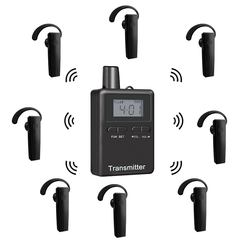 
Высококачественная Беспроводная аудиосистема с УВЧ-приемником и поддержкой BT для групп 