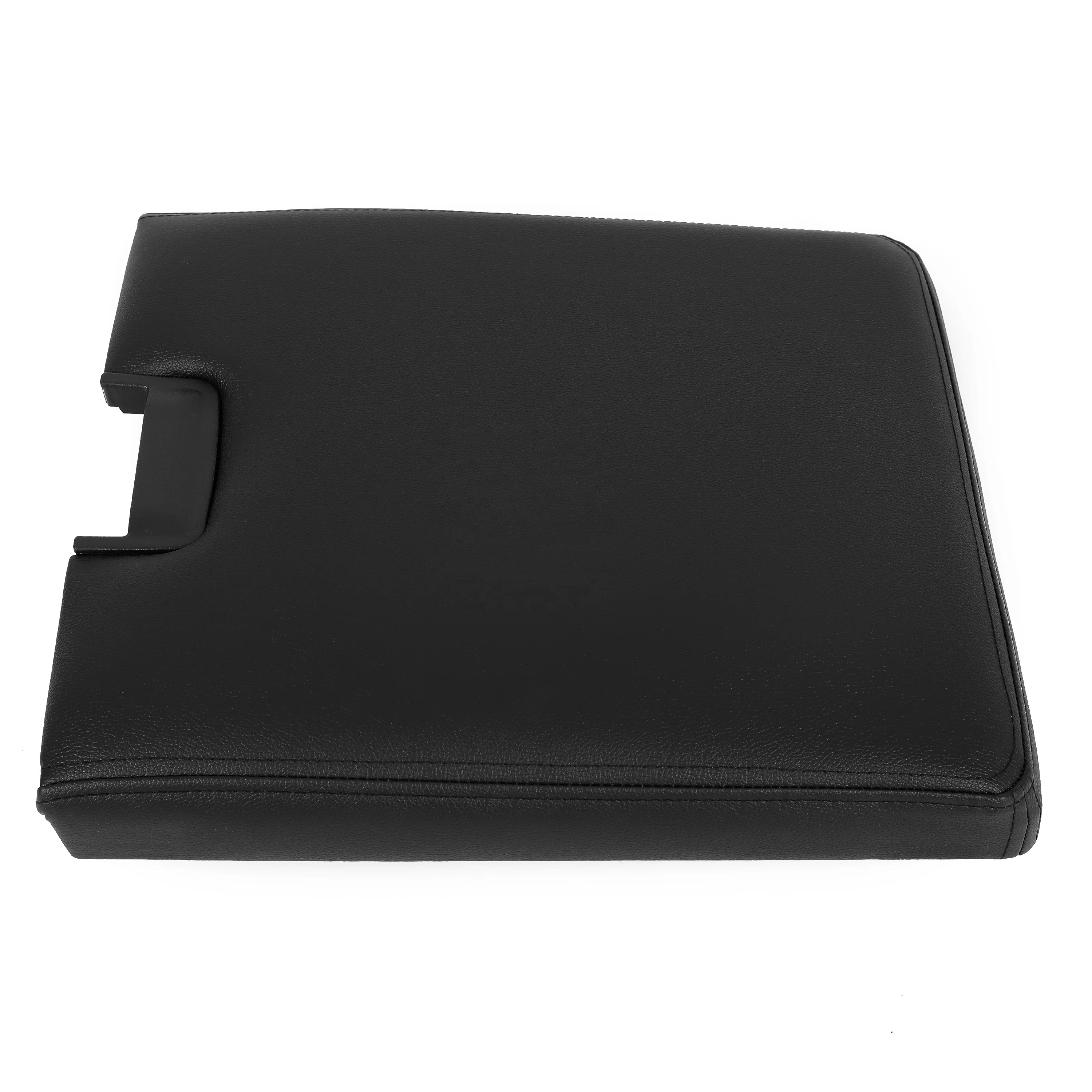 Fits 14-18 Chevy Silverado, Sierra Black Vinyl Leather Console Lid Armrest Cover Fits 14-18 Chevy Silverado, Sierra Black Vinyl Leather Console Lid Armrest Cover