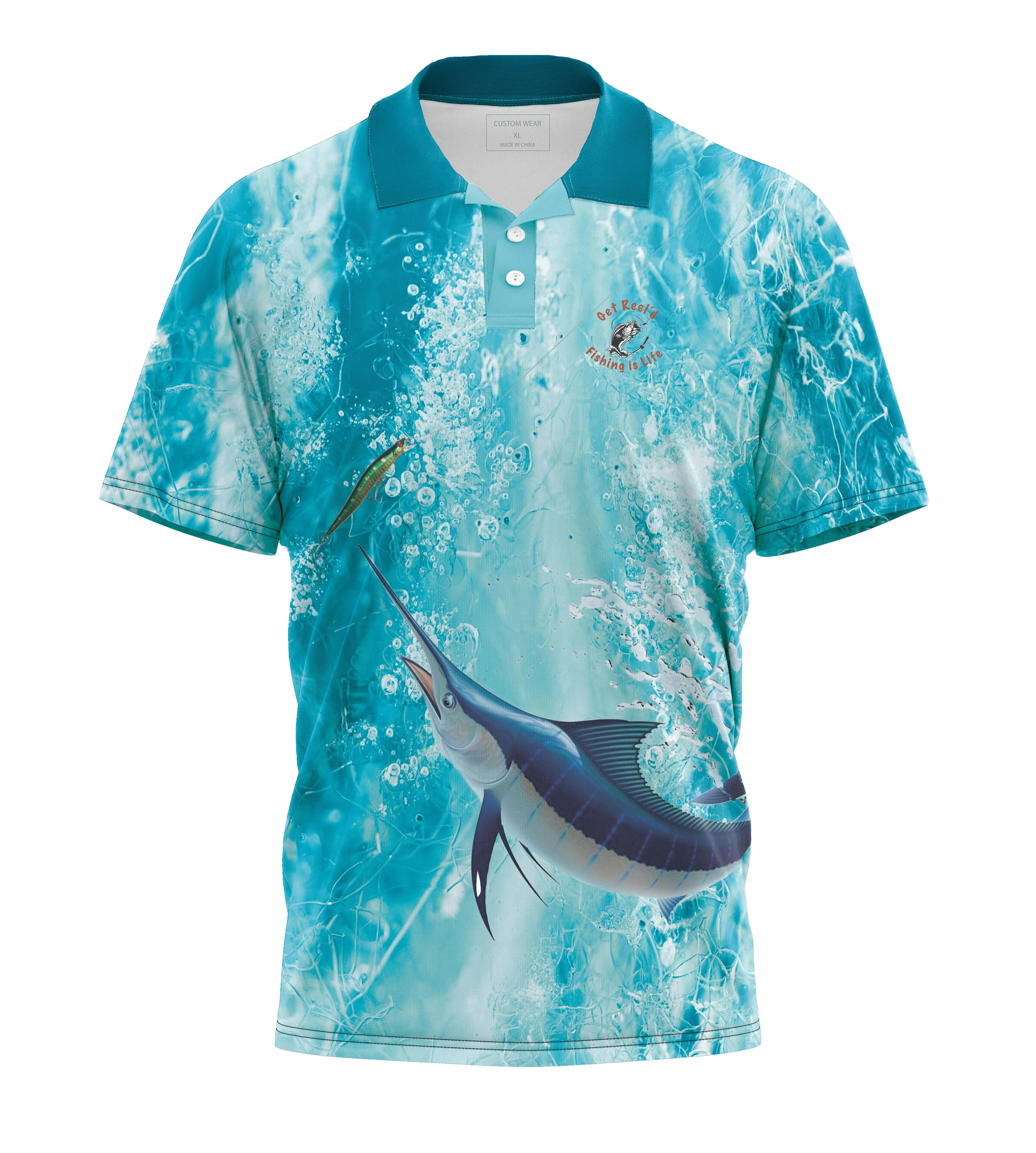 Outdoor Fishing Clothing DIY Design Sublimated Hooded Fishing Shirt - China Fishing  Shirt and Fishing Clothing price