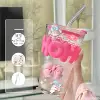 Pink with cartoon decoration