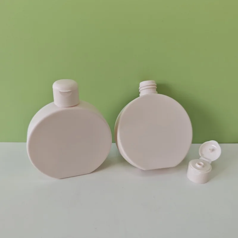 100ml HDPE Cosmetics Packaging Soft Touch Squeeze Bottle Shower Gel Bottle With Flip Cap for Travel Size