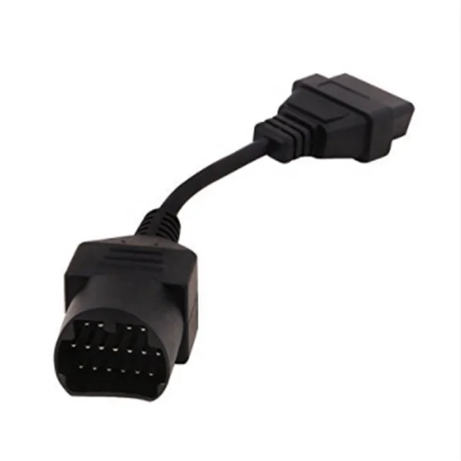 17 PIN to 16 PIN OBD1 to OBD2 Connect Cable Car Diagnostic Tool Cable for Mazda 20CM