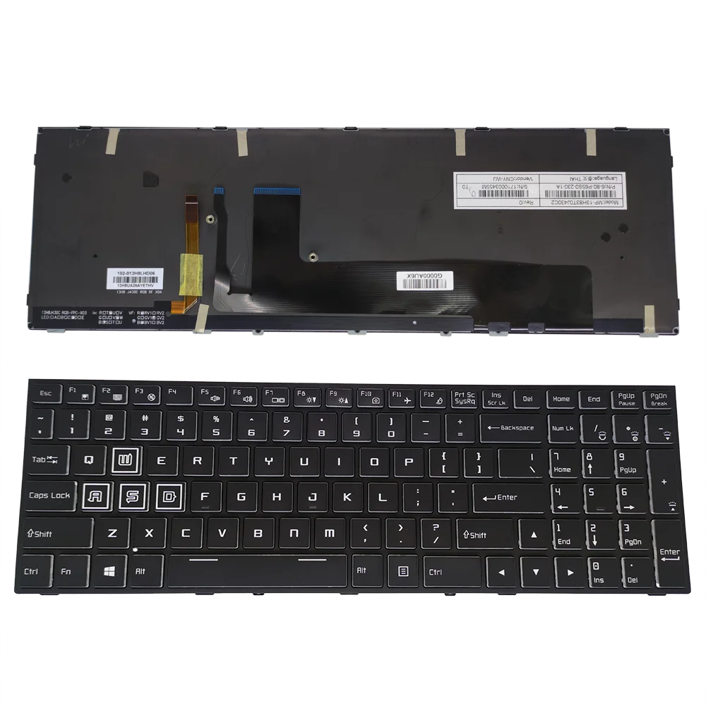 Backlit US Keyboard for Hasee CLEVO - Durable & Efficient