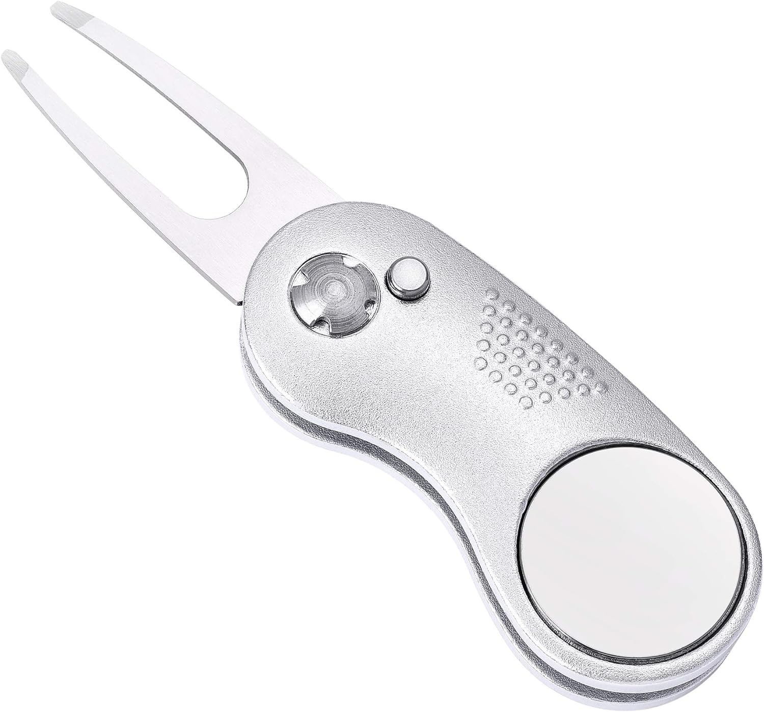 Custom Portable Foldable Golf Repair Stainless Steel Divot Tool Pitch