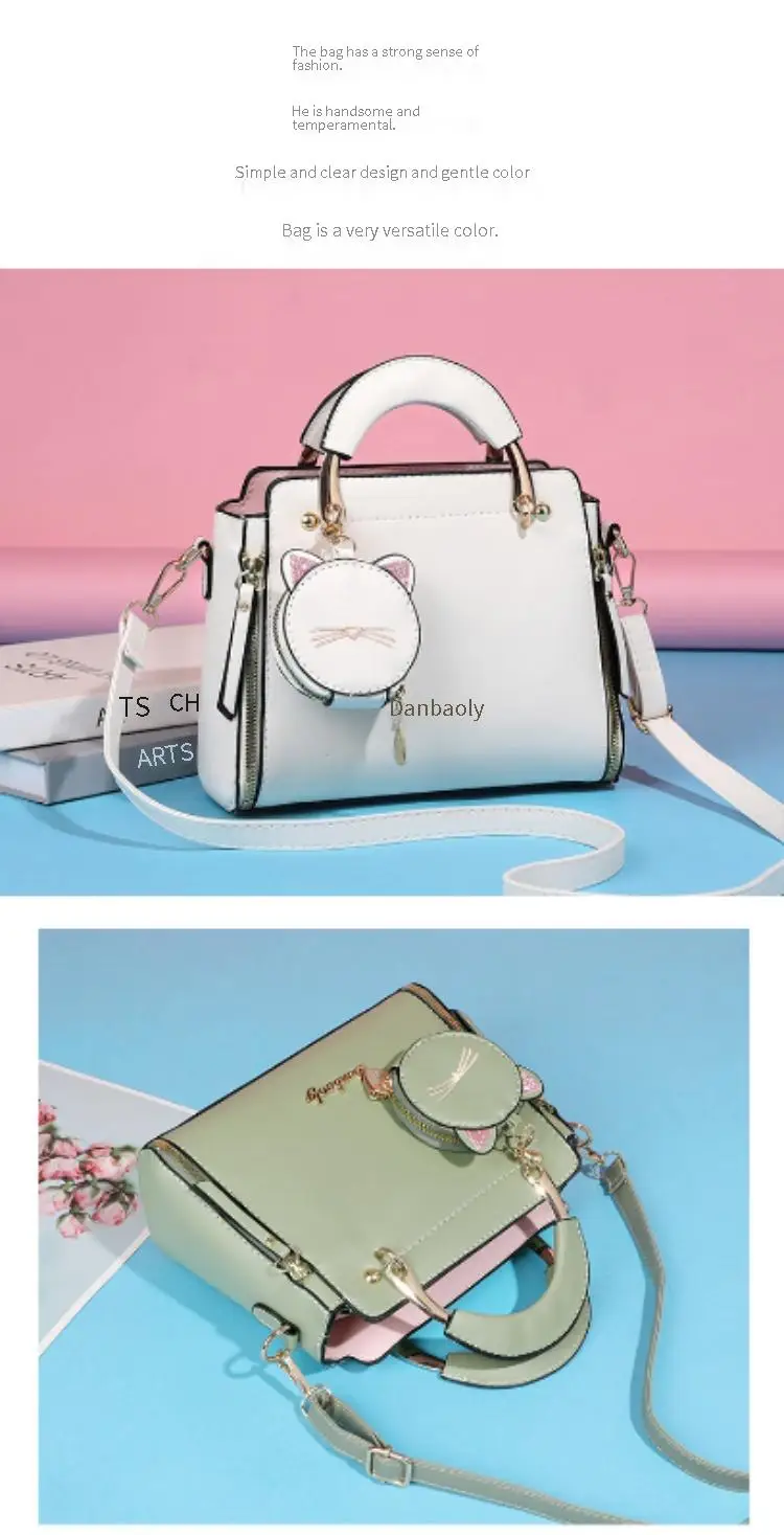 2023 New Cute And Versatile Ladies Solid Color Shoulder Bag Women's Fashion Simple Handbag Messenger Bag