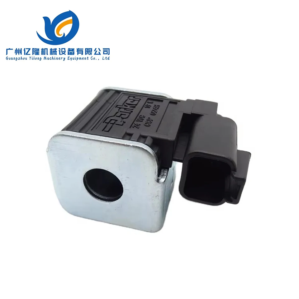 24V DC  Excavator Solenoid Valve Coil LG906E LG920E LG936E Replacement Solenoid Coil