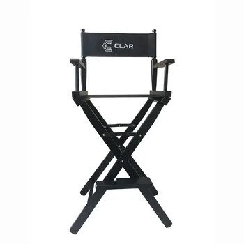 HE-392,High Quality & Most Cheapest Wooden Folding Director Chairs Tall Director Chairs With Footrest Foldable Makeup chair