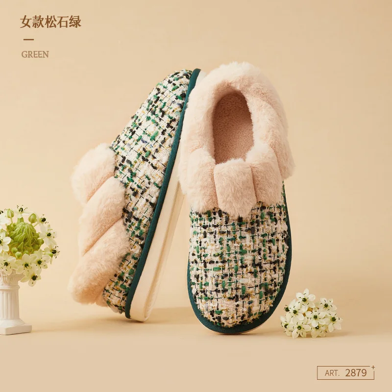 Women Outdoor Luxury Winter Slippers Home 2024 Ladies Warm Plush Indoor   H229cdeb9eadf431fb035fca9728bbaa8T 