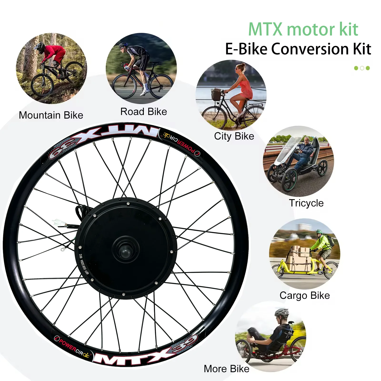 Cheap 48v 1000w-8000w Electric Bike Kits - High Speed MTX Cheap 48v 1000w-8000w Electric Bike Kits - High Speed MTX