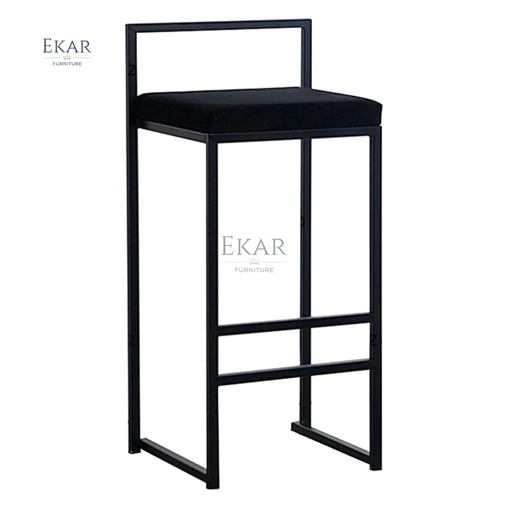 Factory Direct Sale Bar Stool Restaurant Furniture High Stool Barstool Metal Bar Chair supplier