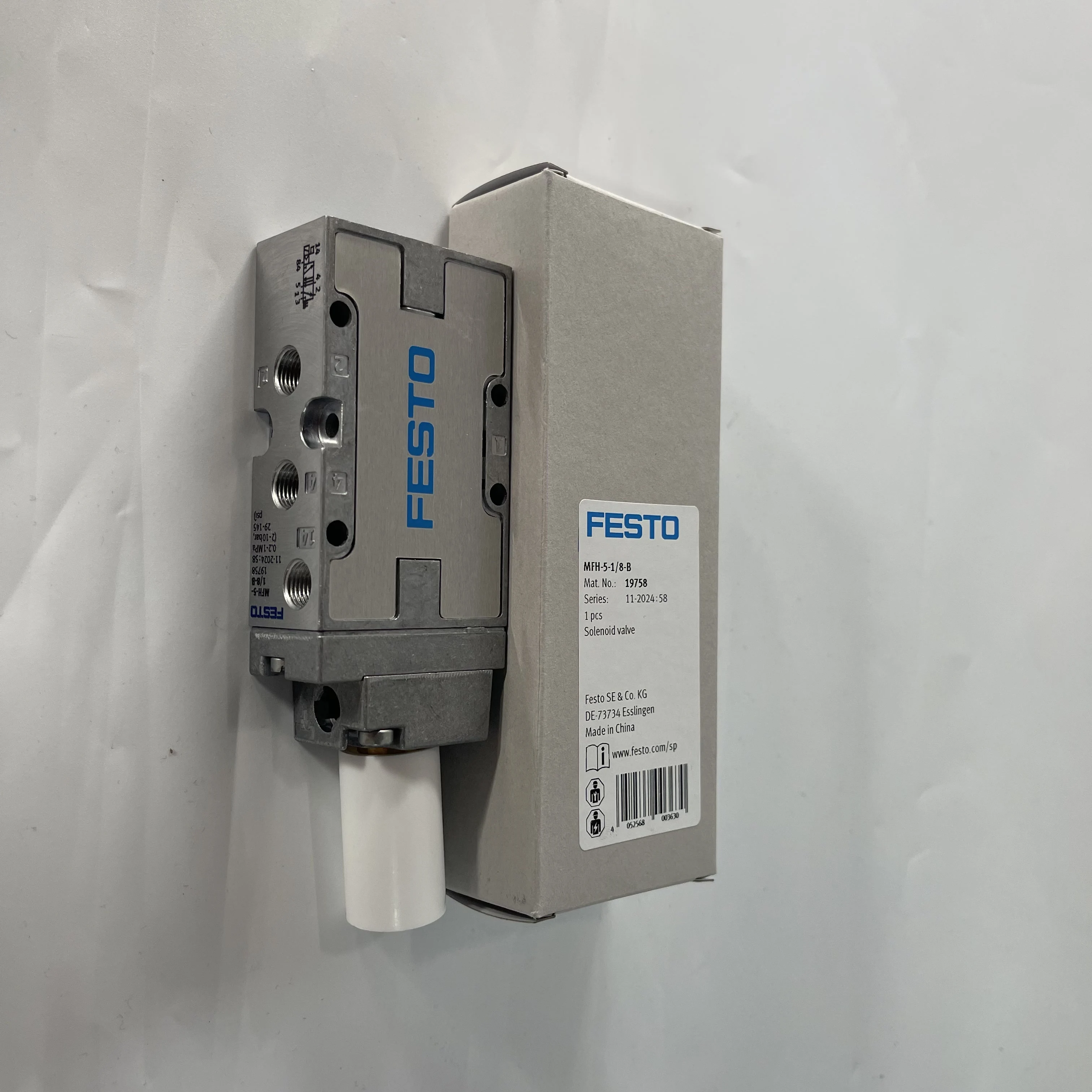 FESTO Solenoid Valve MFH-5-1/8-B 19758