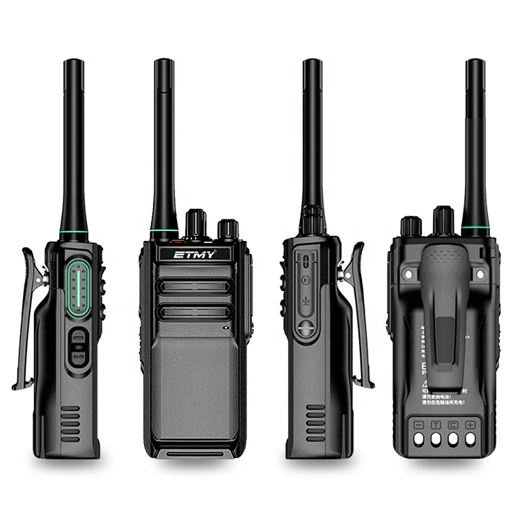 Dmr AES256 Encrypted VHF UHF Digital Walkie Talkie Radios IP68 Two Way Radio Communicator Long Range ETMY ET-D50