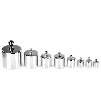 Neewer 8 Pieces 1000g Stainless Steel Calibration Weight Set Case Tweezers for Digital Jewellery Scale Science Lab Photo Studio product image