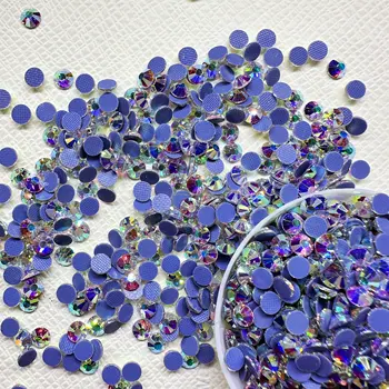 High Quality Bulk AB Crystal Hotfix Rhinestones SS6-SS20 Glass Rhinestones Flatback Wholesale Loose Rhinestones for Garment