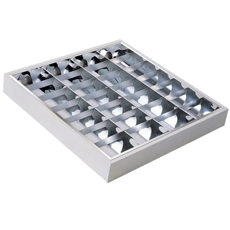 4x18w Office Light 2x2 Fluorescent Troffer Light 600x600mm Led Lighting Fixtures