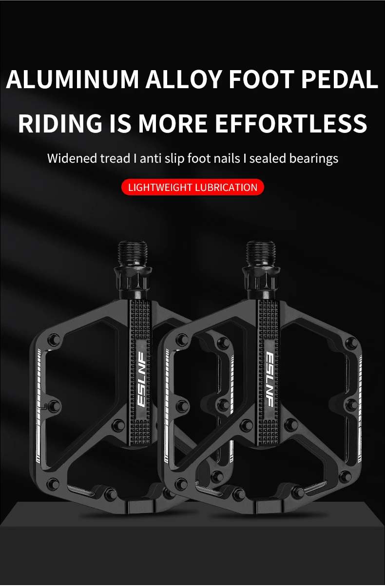 Universal Cycling Ultralight Mountain Bike Pedals Mtb Sealed 4 Bearing