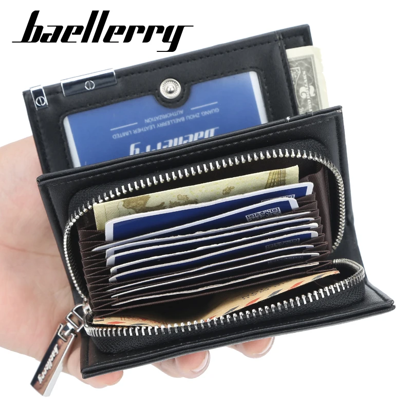 Wholesale BAELLERY Wallet Men Leather Genuine Cow Leather Man Wallets With  Coin Pocket Man Purse leather Money Bag Male Wallets Wholesale From  m.