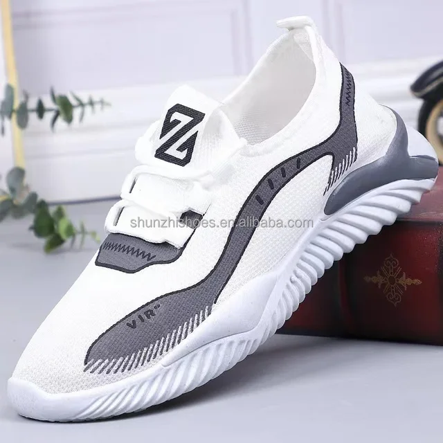 Henan Custom Men's Sports Shoes Breathable Mesh and Lightweight Design Low MOQ for Summer Running Low Price In-Stock