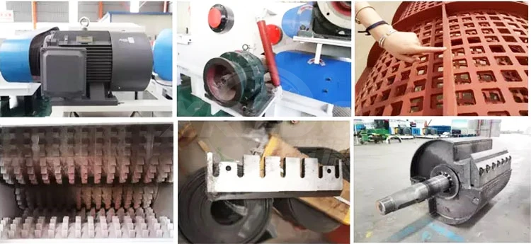 Industrial Wood Shredder and Chipper with 160mm Max Material Diameter High Efficiency and Low Noise for Multi-Material Processing