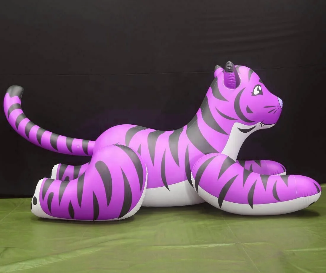 Design Big Inflatable tiger for Advertising Decoration