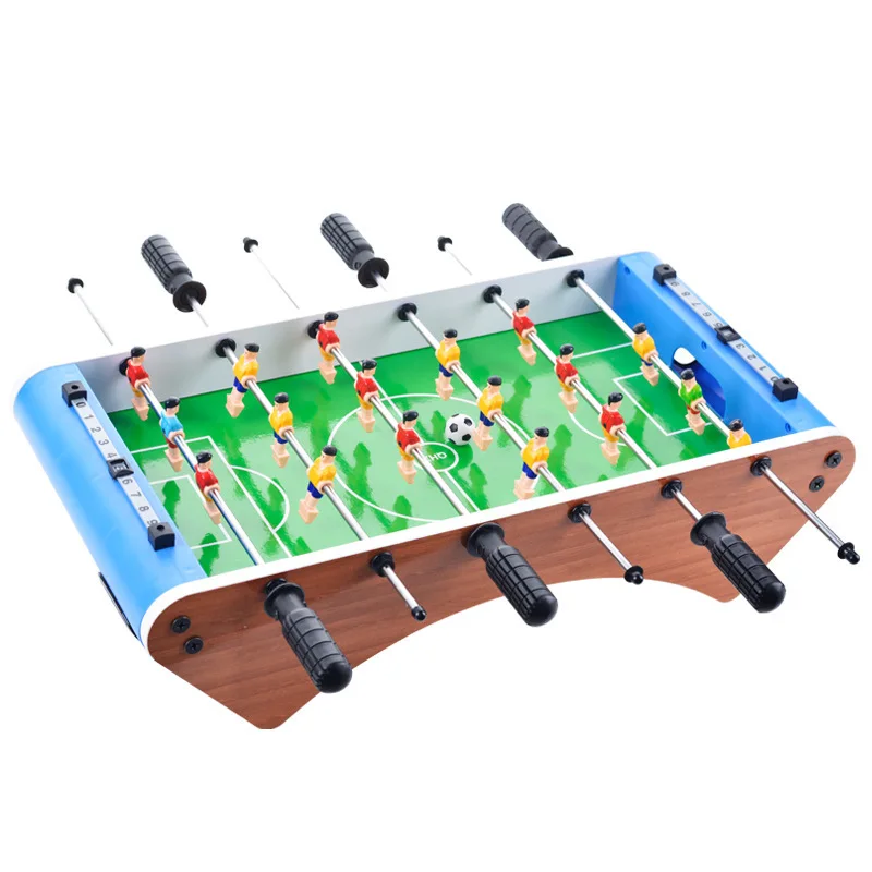 Children‘s desktop football toy large double sports wooden six-bar game machine toy gift box