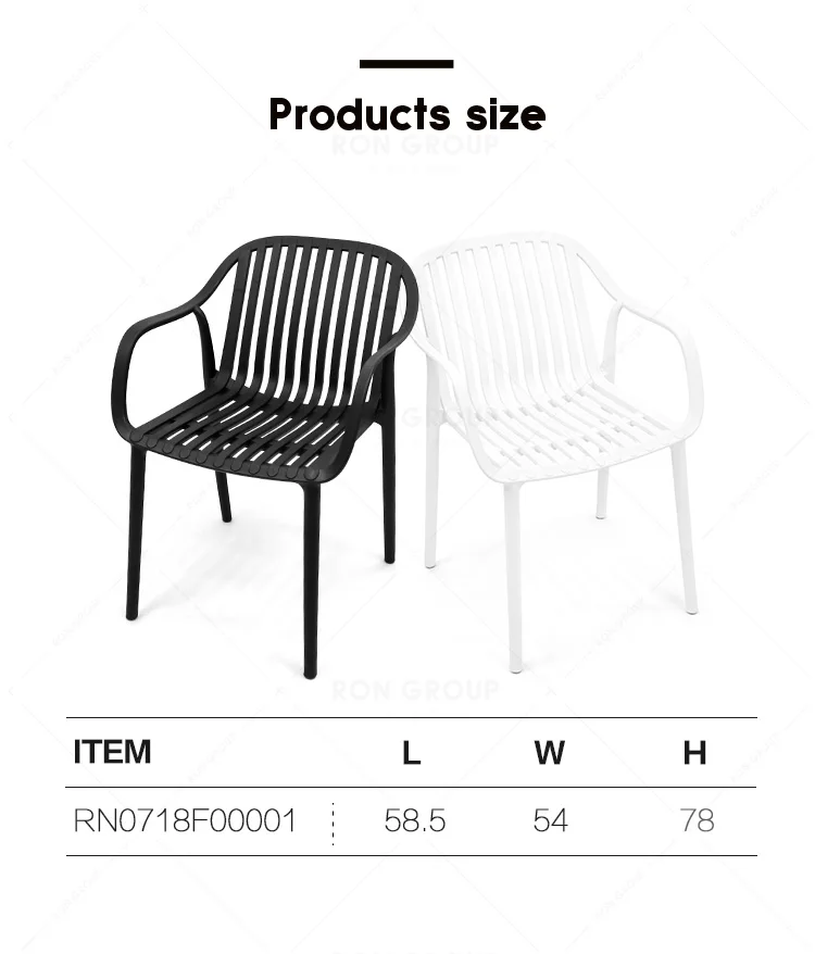 Hot Sale Restaurant Chair Simple Style Black White Party Furniture Dining Chair for Garden Restaurant