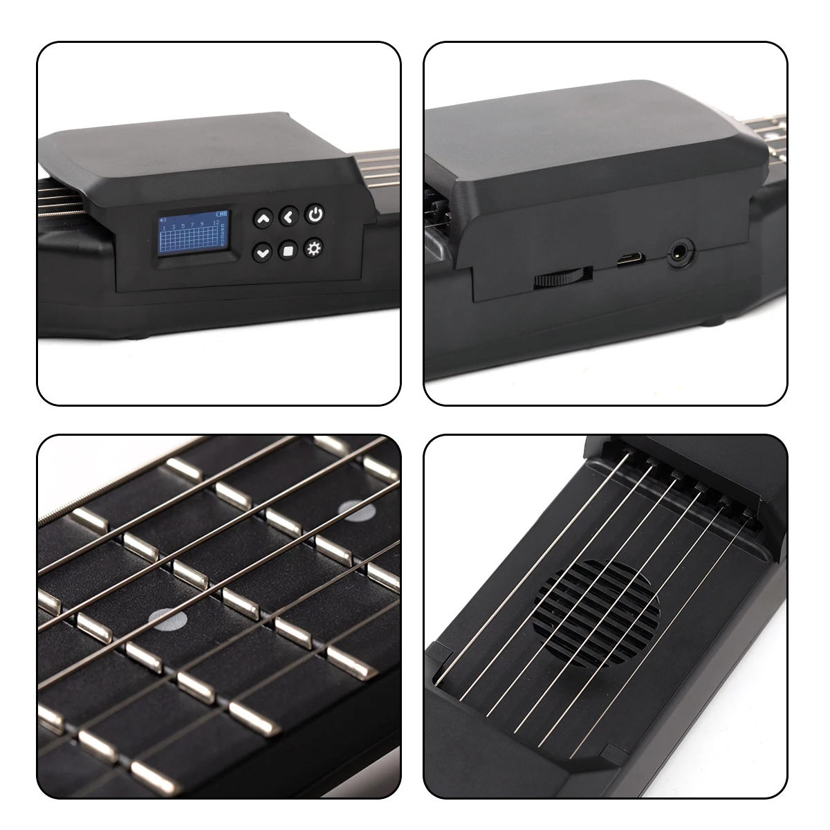 Travel Rechargeable Mini Midi Controller Electric Guitar Electric Smart Guitar