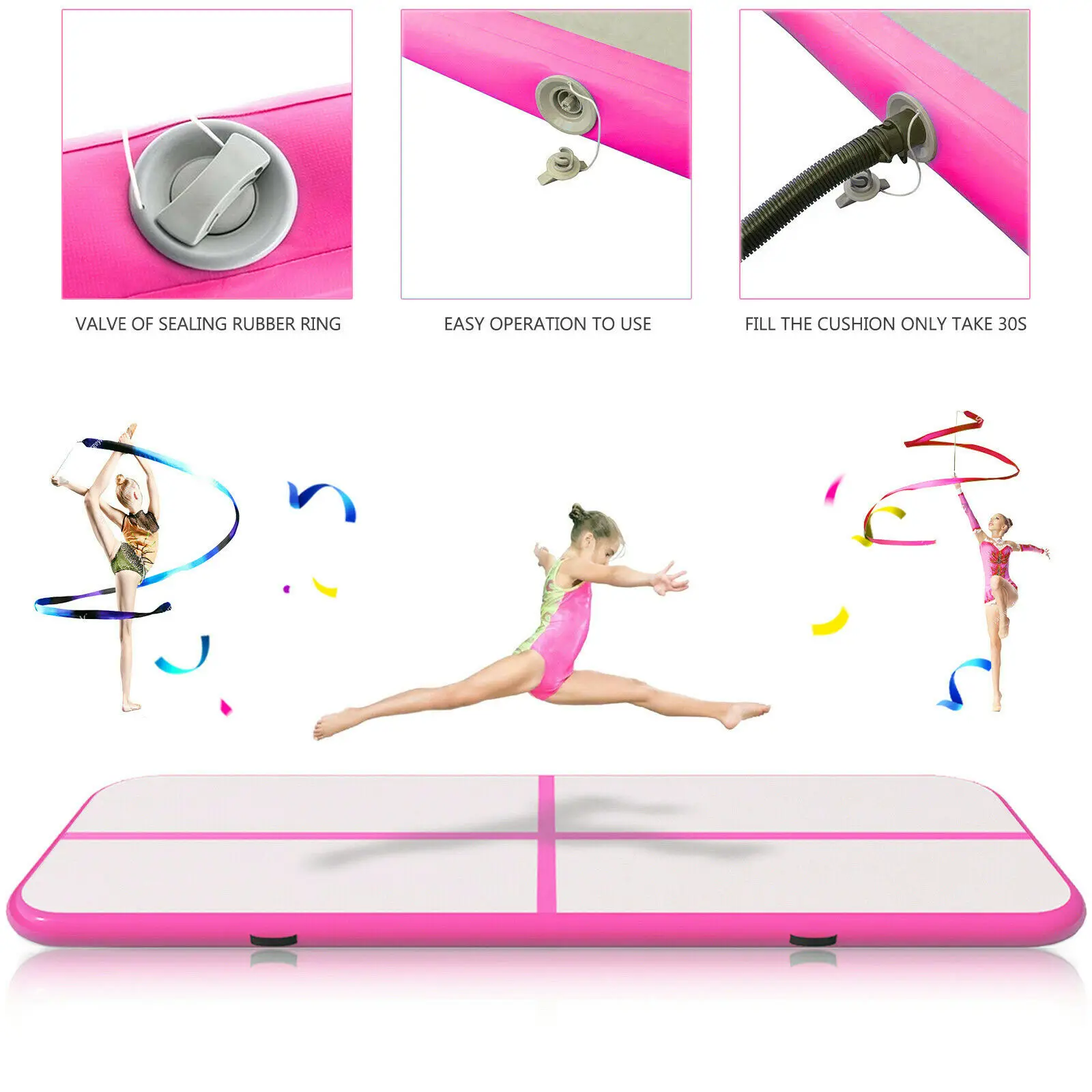 
 Лидер продаж, надувной гимнастический матрас, Воздушная дорожка для упражнений на открытом воздухе  