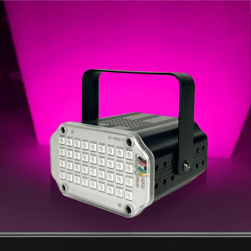 Mini 36 LED DJ Stage Light Bar Indoor KTV Soft Flash Effects PVC Night Club Beam Factory Direct Sale Low Decibel
