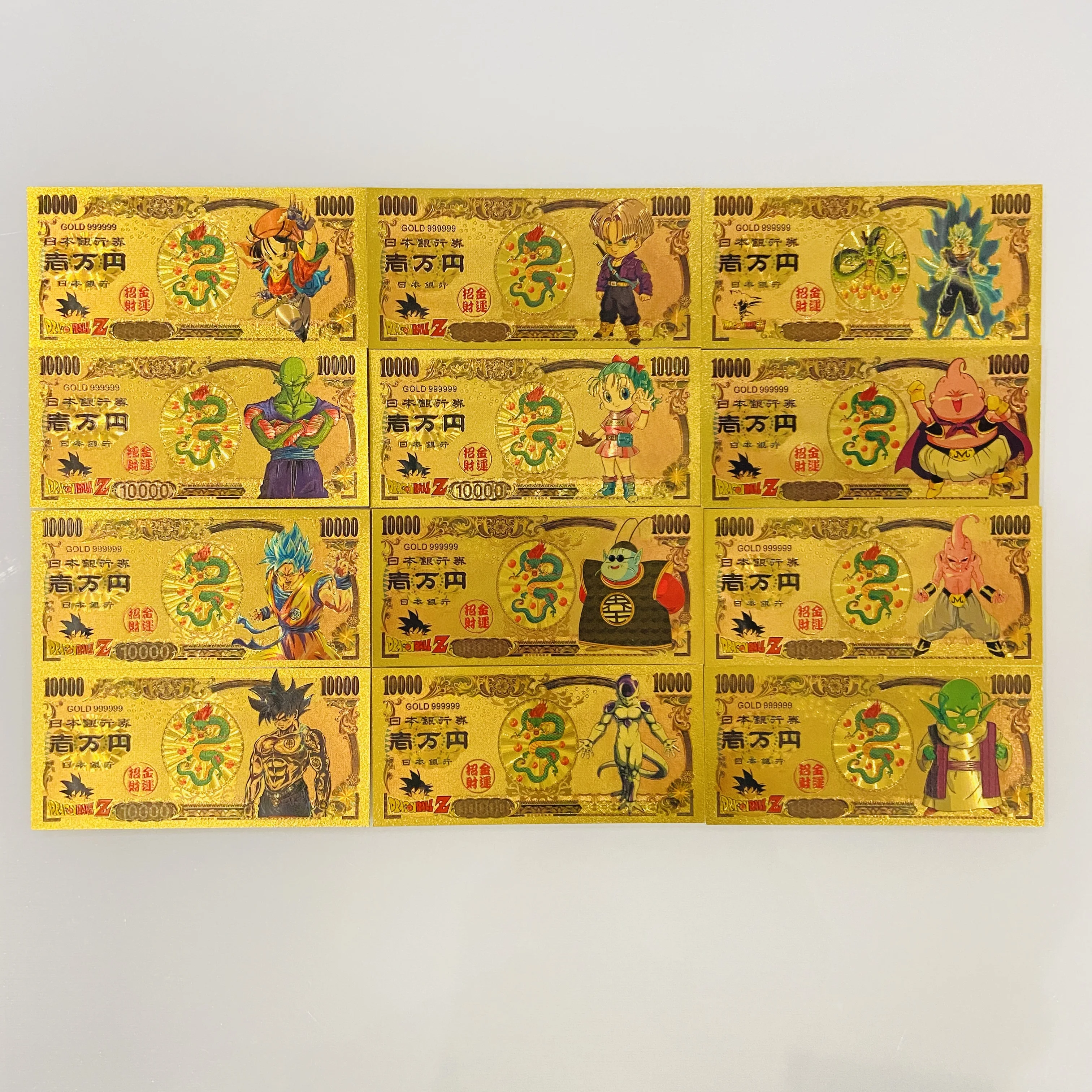 批发日本动漫孙悟空系列金箔纸币10,000日元卡通人物纪念纸币| Alibaba.com