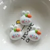 Bright face - Wearing radish rabbit white