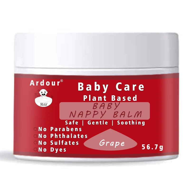 Grape Organic Diaper Rash Care for Baby Diaper Rash Healing Balm Treats