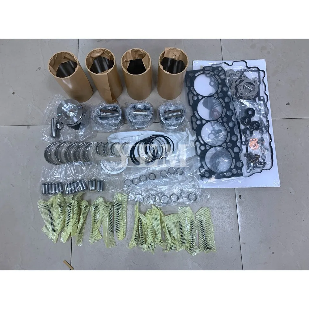 Overhaul Kit With Cylinder Gasket Piston Ring Liner Kit Bearings Valves Set Fit for Caterpillar C3.3