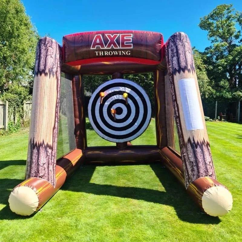 Commercial Carnival Games Axe Throwing Dart Board Games Inflatable Axe