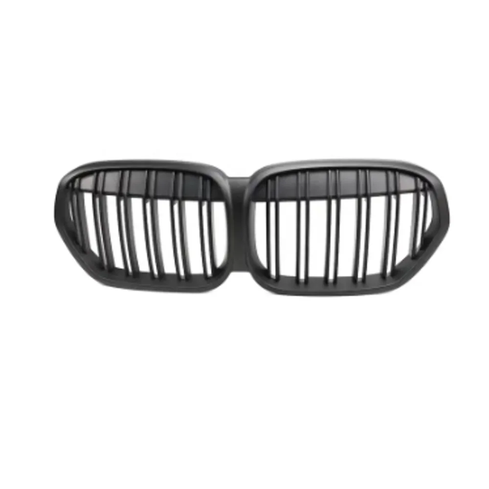 Auto Body Kits Mesh Guards Grille Abs Material Matte Black Dual Slat