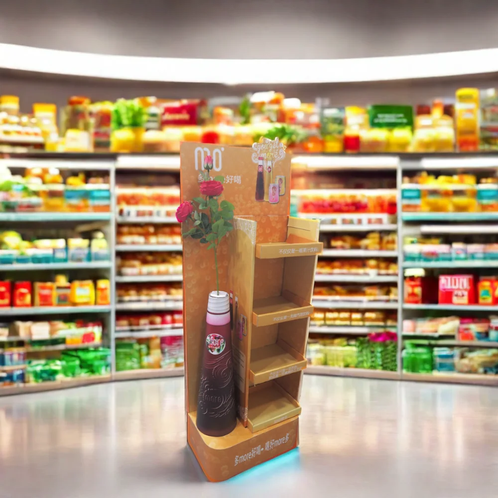 Customized Display Racks Supermarket Shelves Storage Racks And Brand