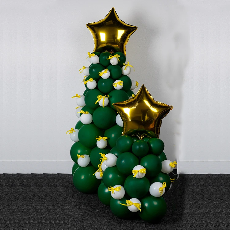 big christmas tree green aluminum foil