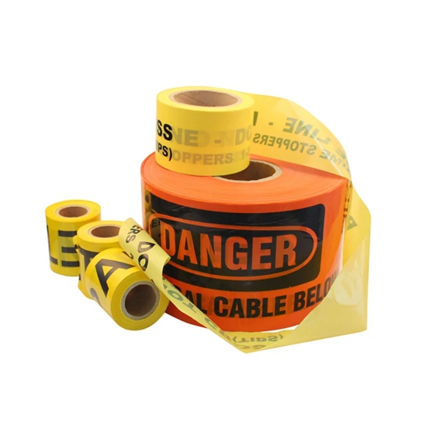 Non-detectable PE Underground Caution Marking Warning Buried Finding Protection Tape for Cable Wire Marker Finding