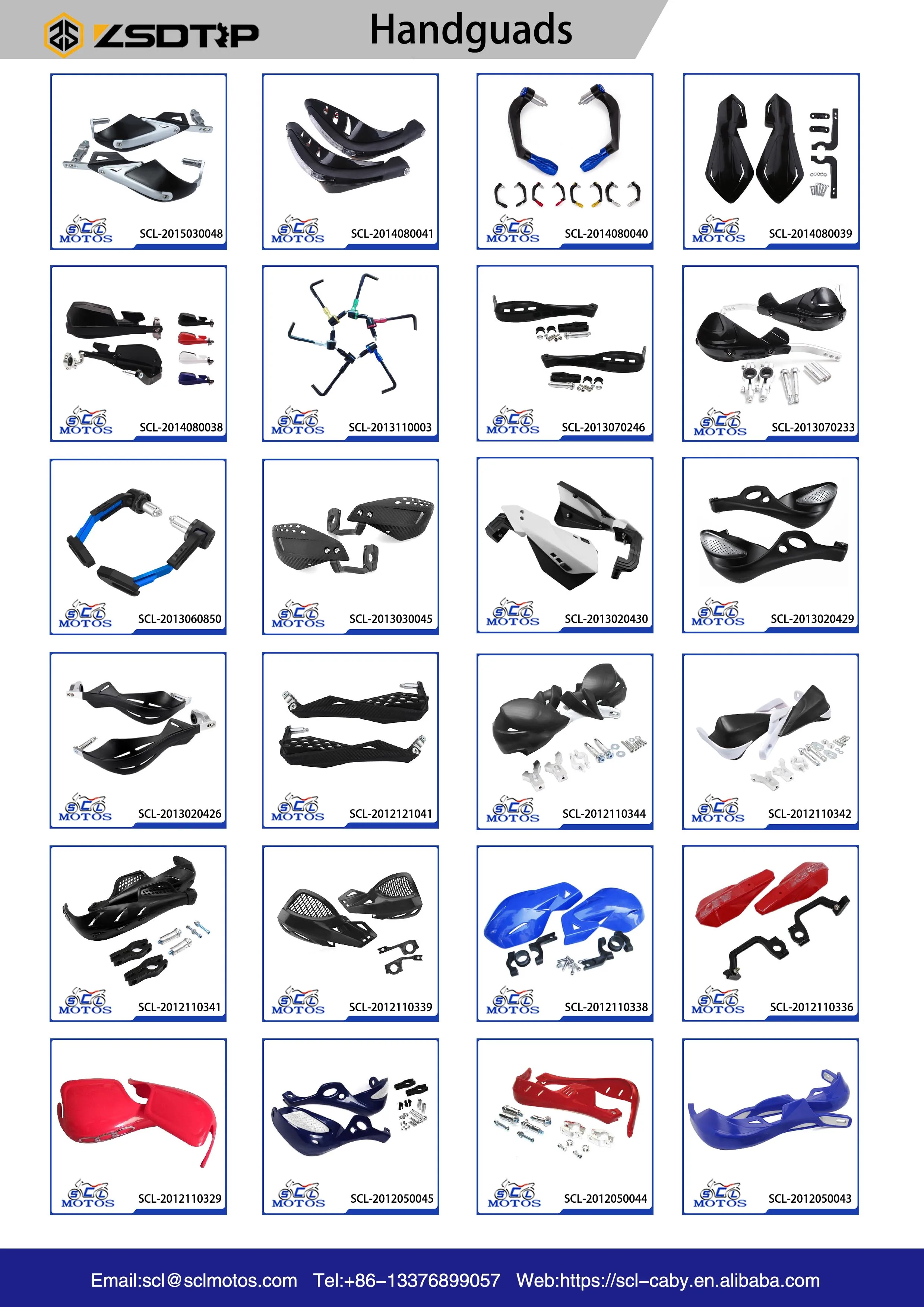 ZSDTRP LED Motocross ABS Hand Guards Parts Off-road Motorcycle