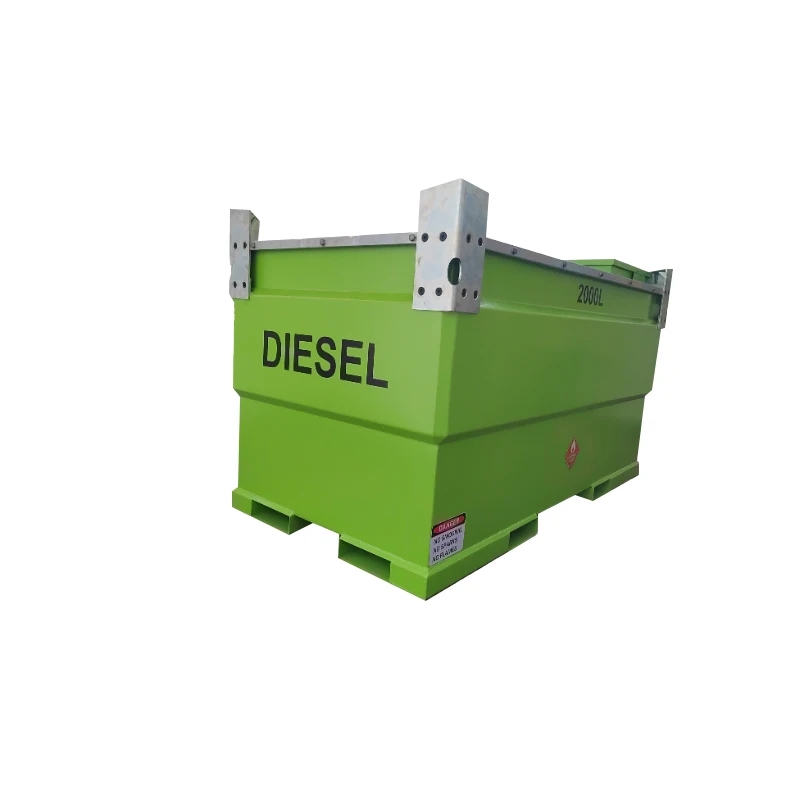 The new NW-2000L gasoline diesel fuel station moves carbon steel biaxial liquid oil fuel containers and storage tanks