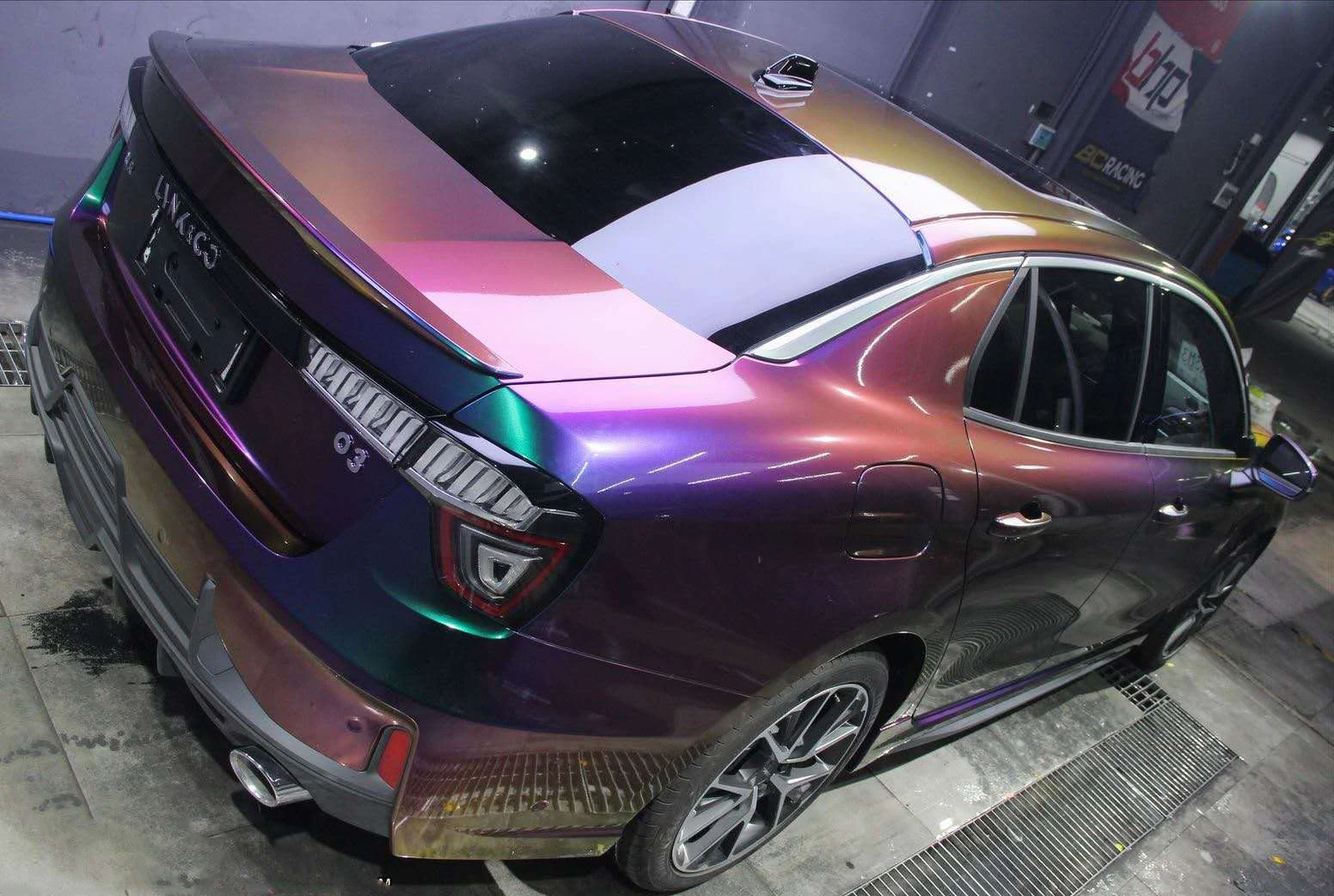 Новый 3D стиль супер мечтательный Хамелеон бриллиантовый виниловый автомобиль оберточный