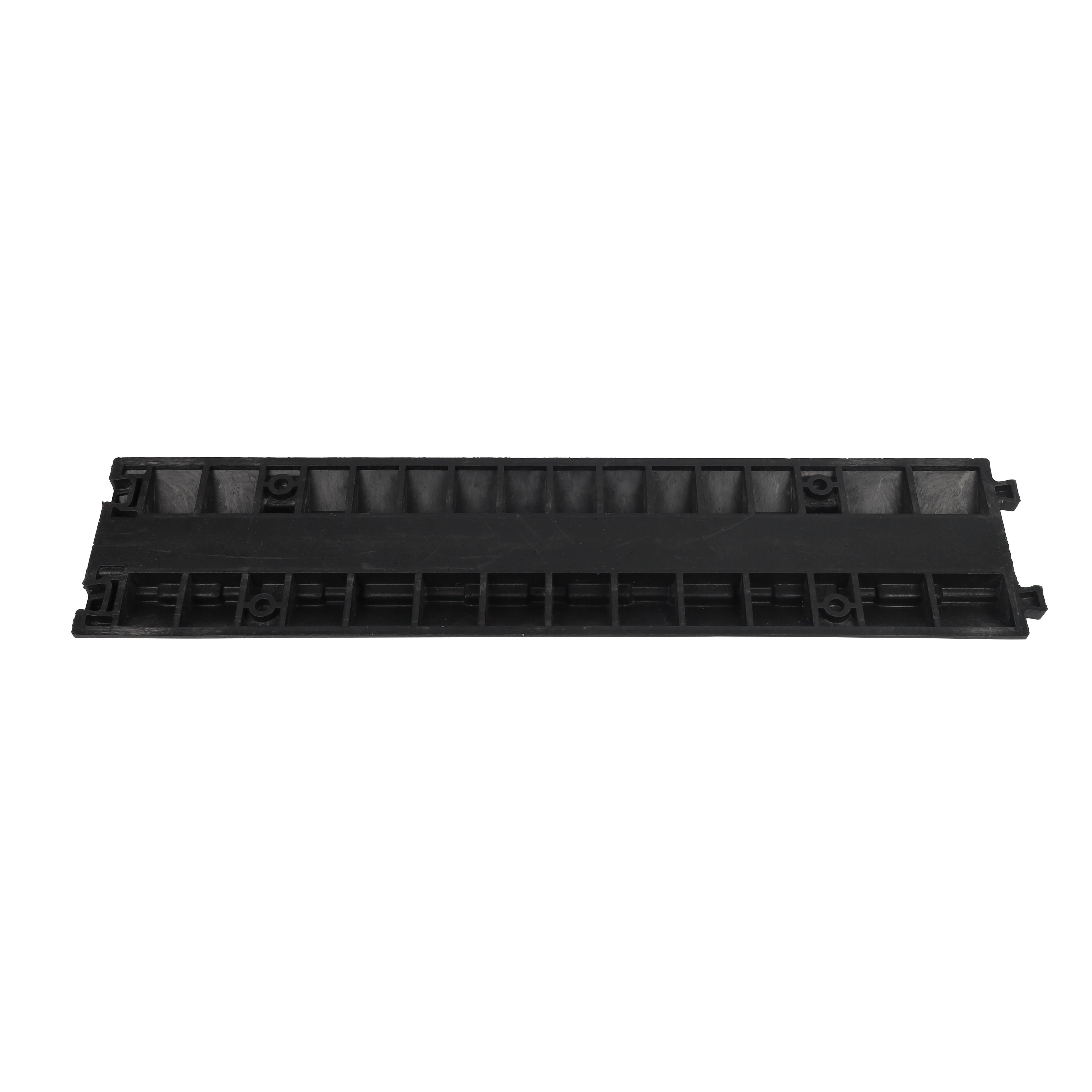 Outdoor and Indoor  Rubber Cable Cover Ramp 2Channel Cable Bridges Cable Ramp Protector supplier