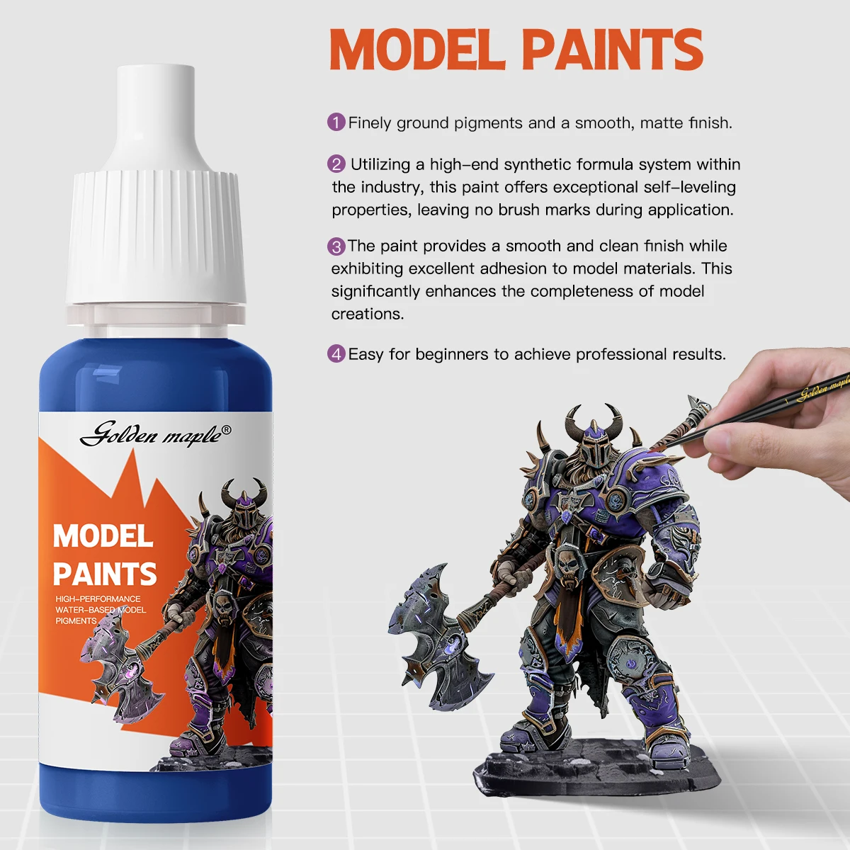 High Quality Acrylic Airbrush Paint Basic Colors Miniature Paint Sets Hobby Model Paints & Painting Tools 15ML for Models