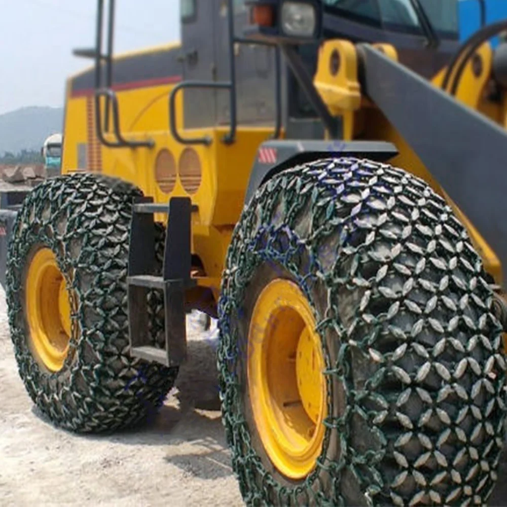 Heavy Duty Tyre Protection Chain for Loader/Earthmover/Dump Truck/Grader/Crane