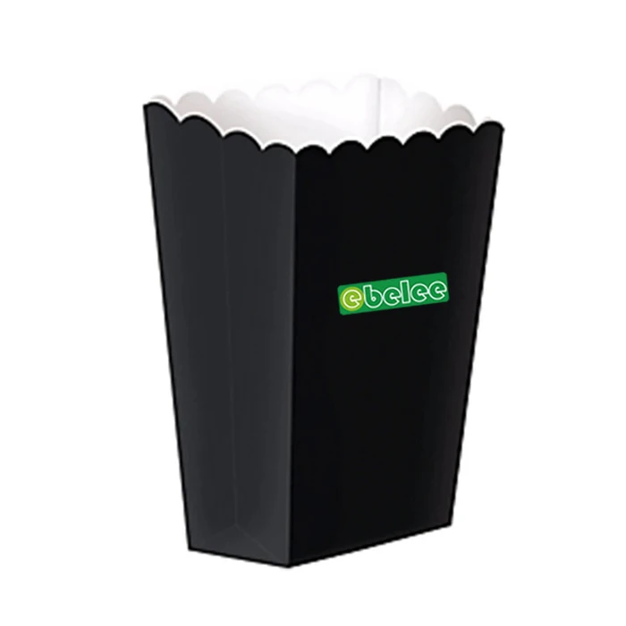 Movie Theatre Style 46 OZ Kraft Paper Popcorn Box Disposable Family Popcorn Container for Party