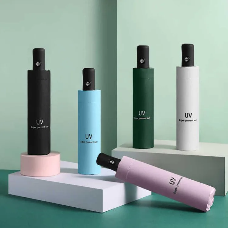 Оптовая продажа, Солнцезащитный УФ-зонт, автоматический зонт для мужчин и женщин, складной зонт от солнца для путешествий