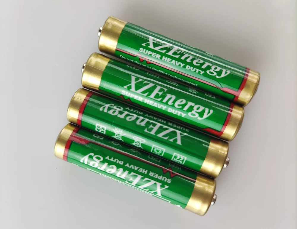 XZ Energy R03 AAA 1.5V Zinc Carbon Battery - Heavy Duty Zinc