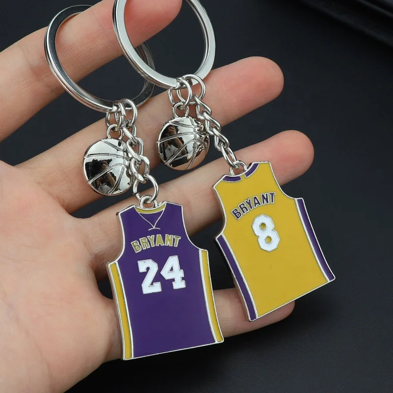 Basketball Kobe Bryant Number 24 Jersey Souvenir Metal Keychain ... Basketball Kobe Bryant Number 24 Jersey Souvenir Metal Keychain ...