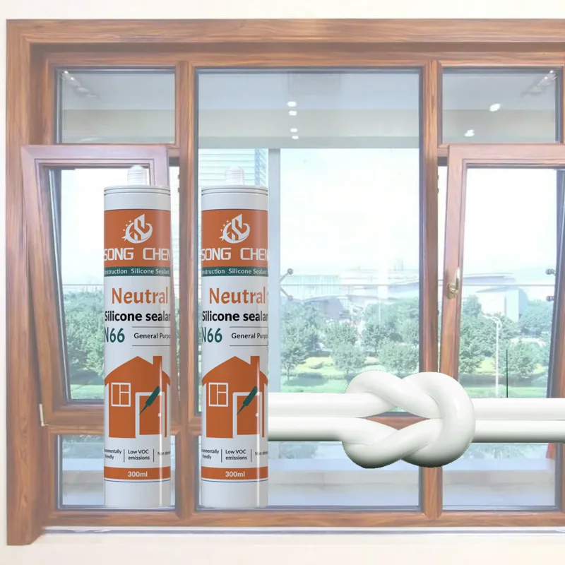SONGCHEN N66 Premium Neutral Waterproof Structural Silicone Sealant German Quality for Construction Use