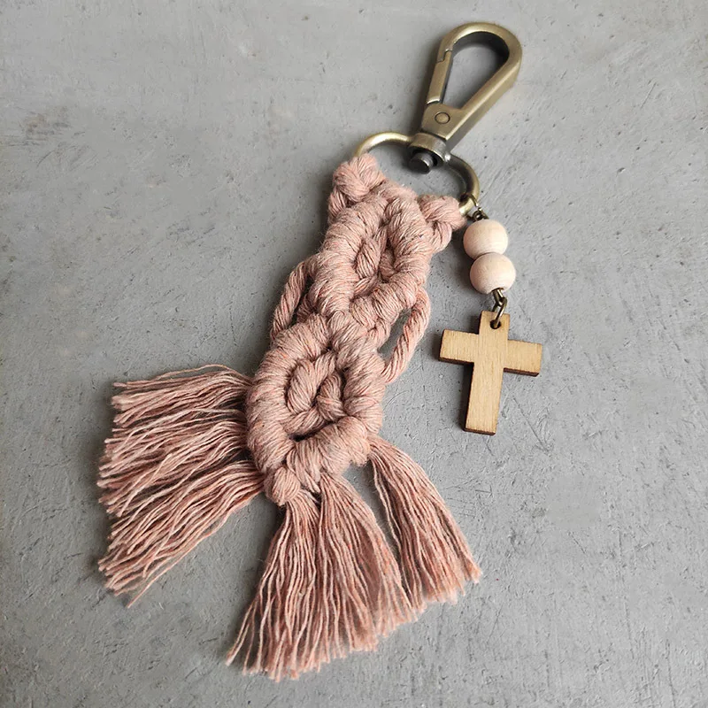 Jual Macrame Keychain, Gantungan Kunci